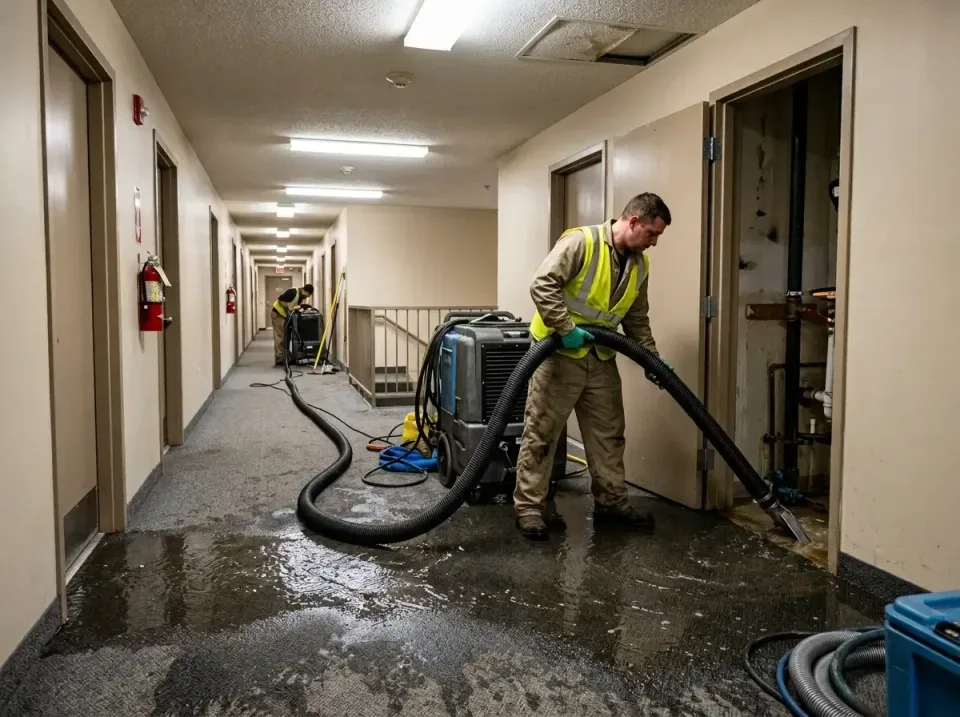 multi-unit-apartment-hallway-f-005 — frequently asked questions, Emergency Burst Pipe Water Extraction & Removal in Sylveste…